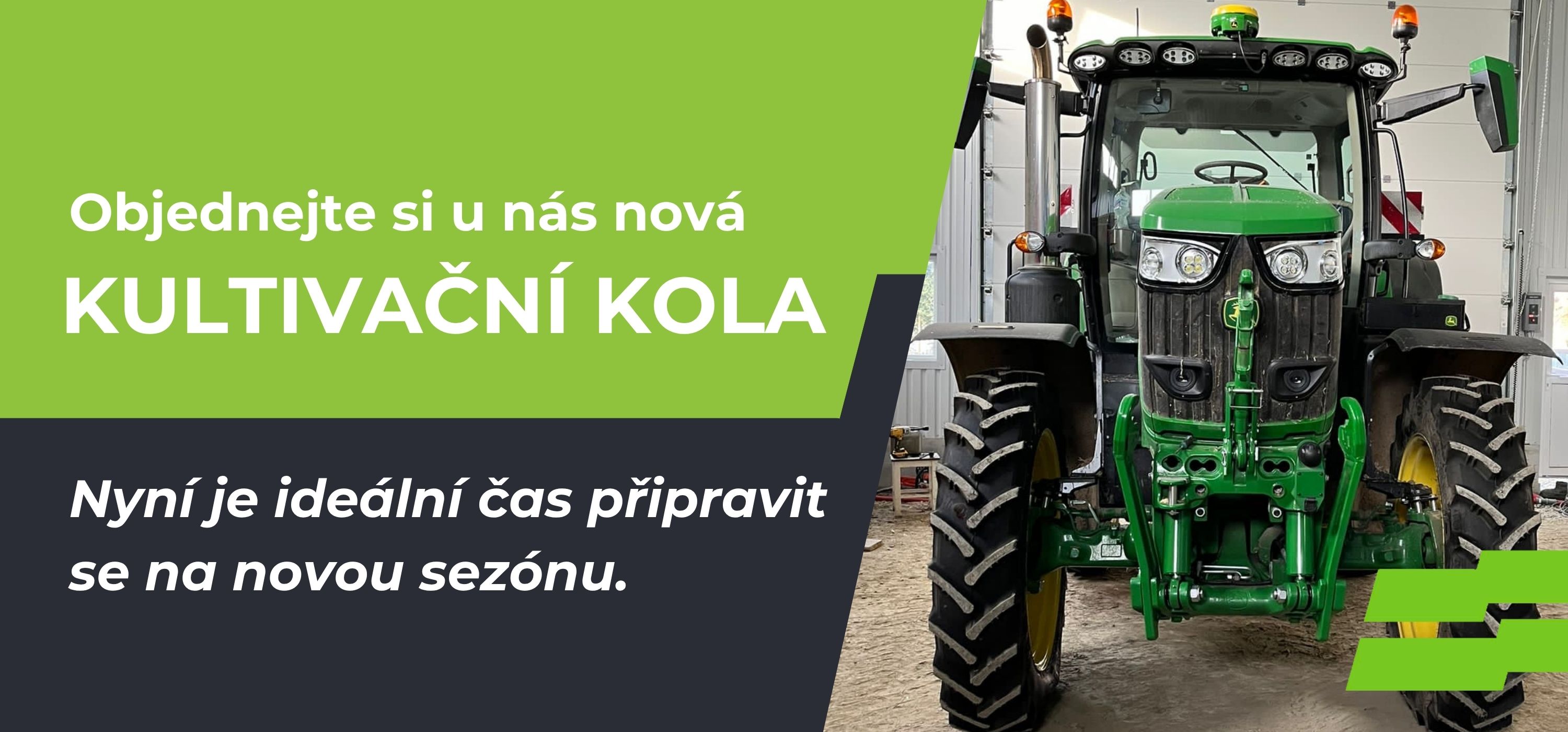 Pneu, disky, kultivační kola, osobní přístup