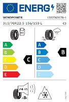 P 315/70R22,5 18PR 152/148M (154/150L) WSW80 TL WINDPOWER (1)