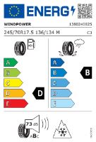 P 245/70R17,5 18PR 136/134M WSR24 TL WINDPOWER (1)